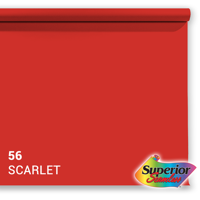 Superior achtergrondpapier 56 scarlet 1,35 x 11m - thumbnail