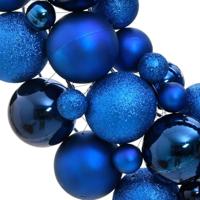 VidaXL Kerstkrans 45 cm polystyreen blauw - thumbnail