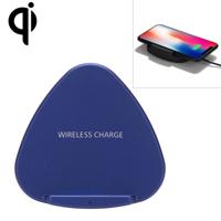 QK11 10W ABS + PC snel opladen Qi Wireless Charger Pad voor iPhone Galaxy Huawei Xiaomi LG HTC en andere QI standaard Smart Phones(Blue) - thumbnail