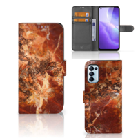 OPPO Find X3 Lite | Bookcase | Marmer Bruin - thumbnail