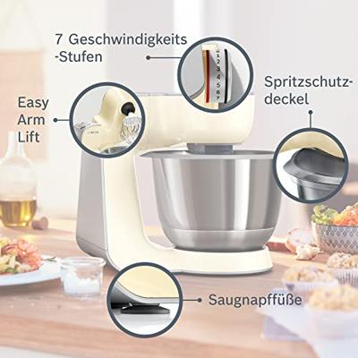 Bosch MUM58920 keukenmachine 3,9 l Beige, Grijs, Roestvrijstaal 1000 W Bosch MUM58920 keukenmachine 3,9 l Beige, Grijs, Roestvrijstaal 1000 W