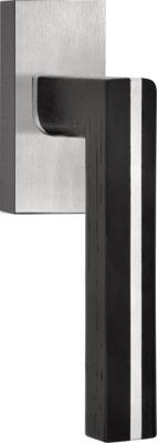 Formani Piet Boon TWO PBL22-DK draaikiepgarnituur linksdraaiend - mat RVS/eikenhout zwart