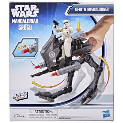 AT-RT Imperial Remnant en AT-RT pilootfiguur, Star Wars: The Mandalorian & Grogu, Star Wars ActionVerse, Leeftijd 4