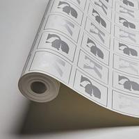 AS Creation Karl Lagerfeld Wit behang | 378422 - thumbnail