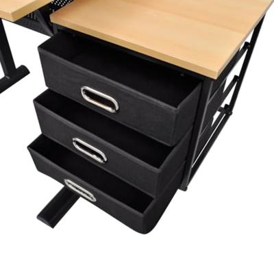 VidaXL Tekentafel met kastje + kruk