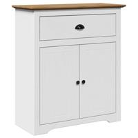 Gangkast BODO 80x35x90 cm wit en bruin - thumbnail