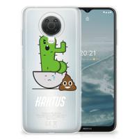Nokia G20 | G10 Telefoonhoesje met Naam Cactus Poo - thumbnail