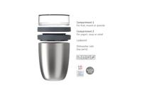 Mepal Ellipse Lunchtrommel 0,7 l Polypropyleen (PP), Roestvrijstaal Blauw 1 stuk(s) - thumbnail