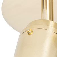 QAZQA Moderne badkamer spot messing 2-lichts IP44 - Ducha - thumbnail