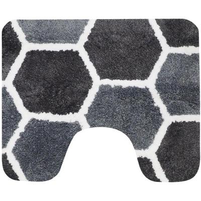 Dutch House Toiletmat Rennes 60x50 cm Grijs