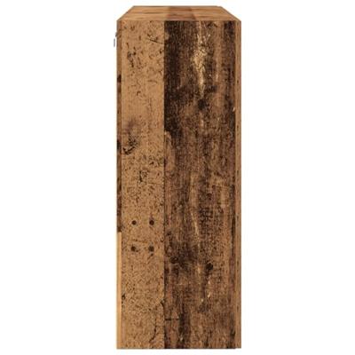 Wandkast 2 pcs Oud hout 69.5 x 34 x 90 cm Bewerkt hout