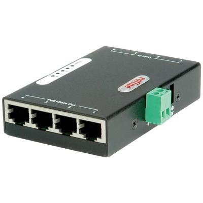 ROLINE Gigabit Ethernet PoE Injector, 4-Poorts ROLINE Gigabit Ethernet PoE Injector, 4-Poorts