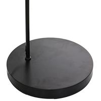 Mexlite Vloerlamp solva 7976zw zwart kap - thumbnail