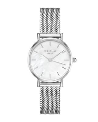 Rosefield The Small Edit Quartz Polshorloge Vrouw Zilver