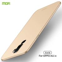 Voor OPPO A11x MOFI Frosted PC ultradun hard case (goud) - thumbnail