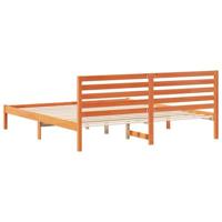 Bedframe Wasbruin 200 x 200 cm Massief grenenhout - thumbnail