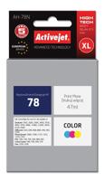 Activejet AH-78N inktcartridge 1 stuk(s) Compatibel Hoog (XL) rendement Cyaan, Magenta, Geel - thumbnail