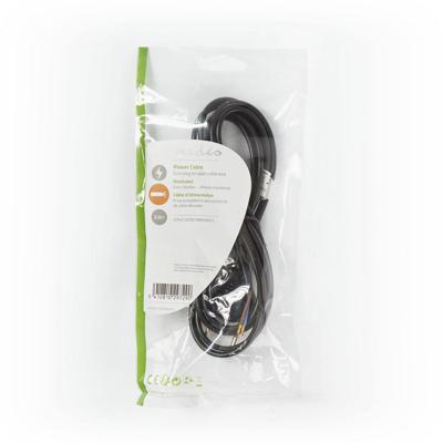 Nedis pcgp11700bk20 voedingskabel eurostekker - open kabeleinde 2,0 m zwart Nedis pcgp11700bk20 voedingskabel eurostekker - open kabeleinde 2,0 m zwart