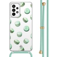 Samsung Galaxy A23 hoesje met koord - Macarons - thumbnail