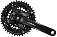 Shimano crankstel 6/7/8 speed tourney fc-ty501 met 170mm crankarm 48 x 38 x 28t zwart - thumbnail