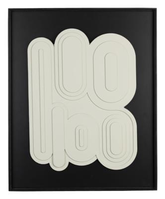 Zuiver Wanddecoratie 'August' 64 x 52cm, kleur Beige/Zwart Zuiver Wanddecoratie 'August' 64 x 52cm, kleur Beige/Zwart