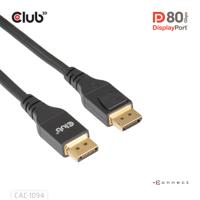 club3D CAC-1094 DisplayPort Verlengkabel [1x DisplayPort stekker - 1x DisplayPort stekker] Meerdere kleuren 2 m - thumbnail