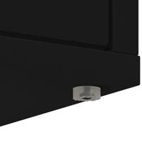 Kattenhuis Zwart 51 x 30 x 42 cm Bewerkt hout - thumbnail