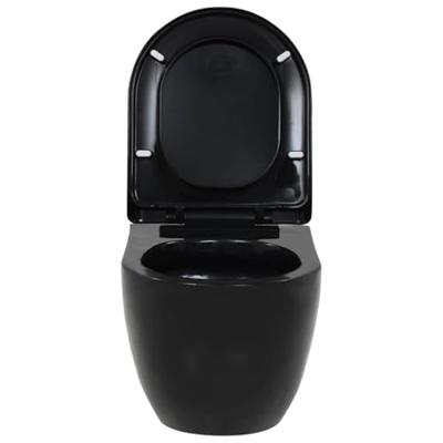 Wandtoilet keramiek zwart