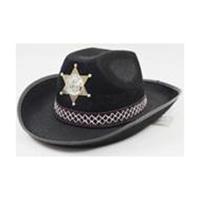 Folat Cowboyhoed Junior Zwart - thumbnail