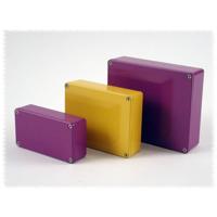 Hammond Electronics 1590BYL Universele behuizing 111.5 x 59.5 x 31 Aluminium Geel 1 stuk(s) - thumbnail