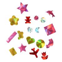 Colorations glimmende plakvormen set, 2000st. - thumbnail