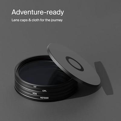 Urth 46mm UV, Circular Polarizing (CPL), ND8, ND1000 Lens Filter Kit (Plus+)