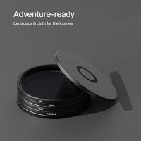 Urth 43mm UV, Circular Polarizing (CPL), ND8, ND1000 Lens Filter Kit (Plus+) - thumbnail