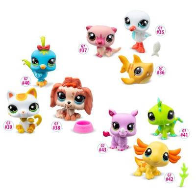 Bandai Littlest Pet Shop Pet Trio Collecter Tube