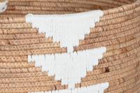 Mandenset DKD Home Decor Wit Natuurlijk Touw Zeegras Boho 55 x 55 x 40 cm - thumbnail