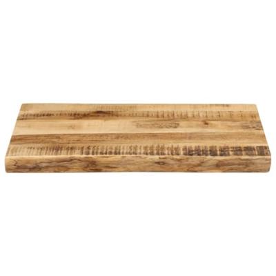 Tafelblad met natuurlijke rand 70x40x2,5 cm massief mangohout