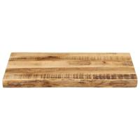 Tafelblad met natuurlijke rand 70x40x2,5 cm massief mangohout - thumbnail