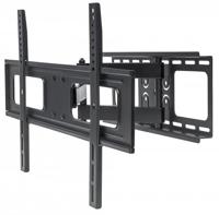 Manhattan 461283 TV-beugel 94,0 cm (37) - 177,8 cm (70) Kantelbaar, Zwenkbaar Voor curved TVs, Variabele afstand tot de muur, Verstelbare ondersteun - thumbnail