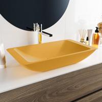 MONDIAZ TOPI Waskom solid surface 60cm kleur Ocher / Ocher - thumbnail