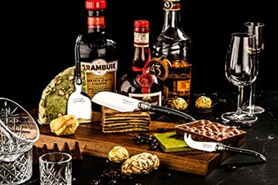 Laguiole Style de Vie Kaasmessen met Plank Premium Line - Zwart