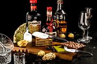 Laguiole Style de Vie Kaasmessen met Plank Premium Line - Zwart - thumbnail