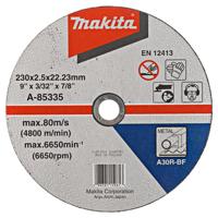 Makita A-85335 Doorslijpschijf 230x2,5x22,23mm staal - thumbnail