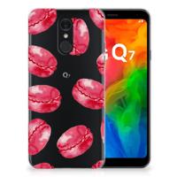 LG Q7 | Siliconen Case | Pink Macarons - thumbnail