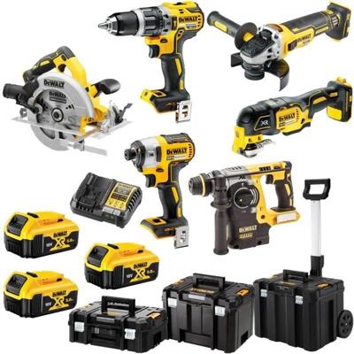 DeWALT DCK685P3T Accu combiset 6-delig 18V XR 5.0Ah in TSTAK