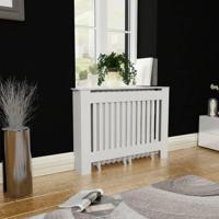 VidaXL Radiatorombouw 112 cm mdf wit - thumbnail
