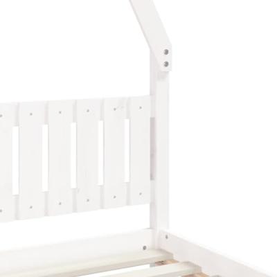 Kinderbedframe 80x160 cm massief grenenhout wit Kinderbedframe 80x160 cm massief grenenhout wit