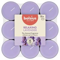Bolsius geurtheelicht true scents lavender 18 stuks - thumbnail