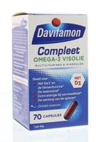 Davitamon Compleet omega 3 vis 70 Capsules - thumbnail