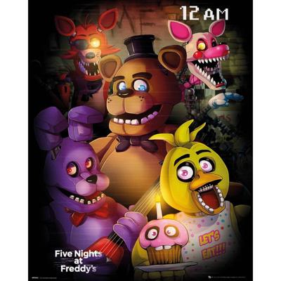 Gbeye Five Nights At Freddys Group Poster 40x50cm