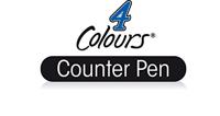 Bic vulling voor balpen 4 Colours Medium, blister met 2 stuks, blauw - thumbnail